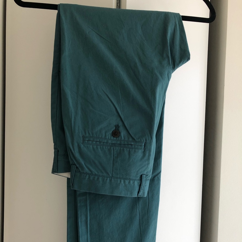-Never Worn- Club Monaco Davis SlimFit Teal Pants